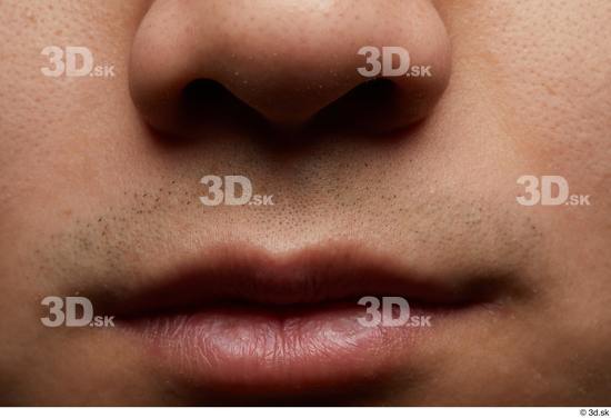 Face Mouth Nose Skin Man Asian Slim Studio photo references