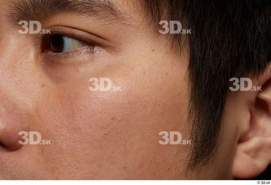 Eye Face Cheek Ear Hair Skin Man Asian Slim Studio photo references