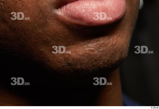 Face Mouth Skin Man Black Slim Studio photo references