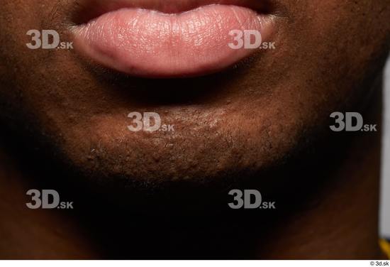 Face Mouth Skin Man Black Slim Studio photo references