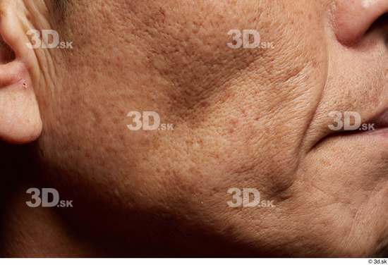 Face Mouth Cheek Skin Man Asian Slim Wrinkles Studio photo references