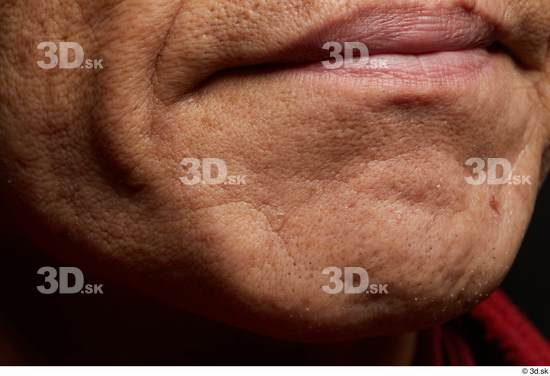 Face Mouth Skin Man Asian Slim Wrinkles Studio photo references