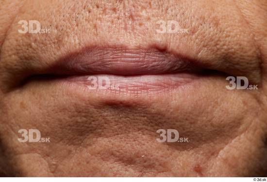 Face Mouth Skin Man Asian Slim Wrinkles Studio photo references