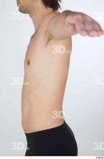 Man White Slim Male Studio Poses