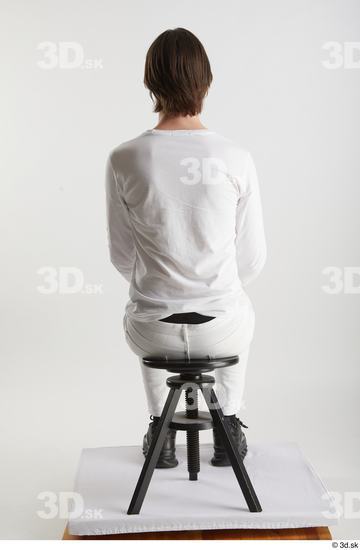 Man White Slim Male Studio Poses