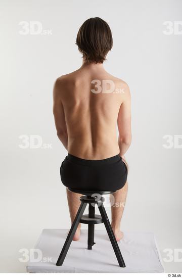 Man White Slim Male Studio Poses