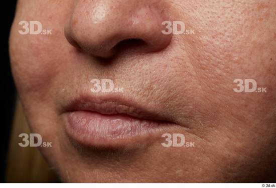 Face Mouth Nose Cheek Skin Woman Chubby Wrinkles Studio photo references