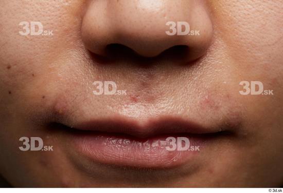 Face Mouth Nose Skin Woman Asian Slim Studio photo references