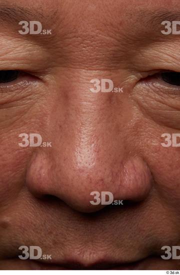 Face Nose Skin Man Asian Chubby Wrinkles Studio photo references