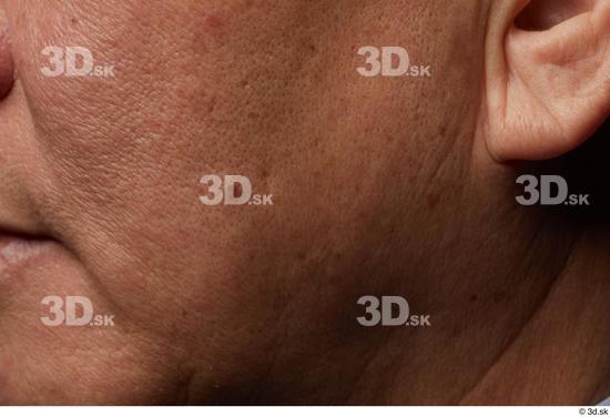 Face Cheek Ear Skin Man Asian Chubby Wrinkles Studio photo references