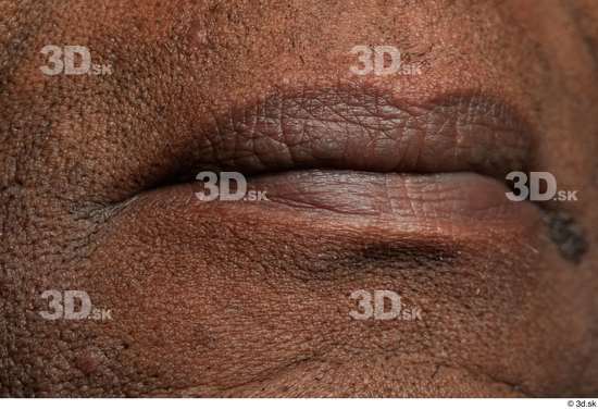 Face Mouth Skin Man Black Slim Wrinkles Studio photo references