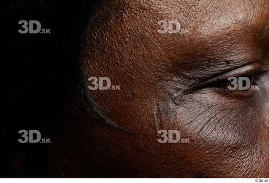 Eye Face Cheek Skin Woman Black Chubby Wrinkles Studio photo references