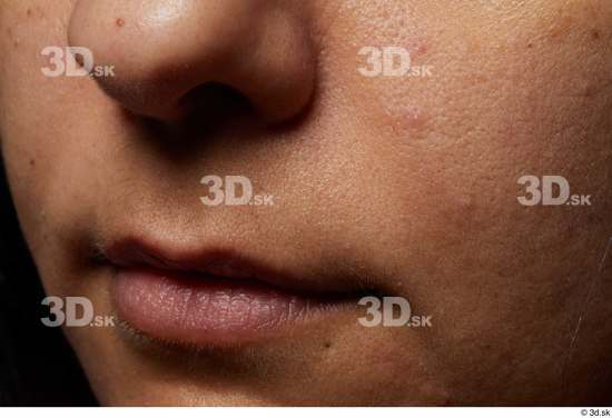 Face Mouth Nose Skin Woman White Slim Studio photo references