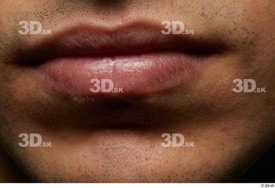 Face Mouth Skin Man Slim Studio photo references