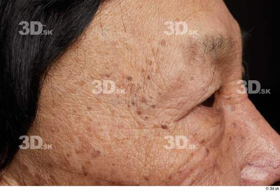 Eye Face Hair Man Asian Slim Wrinkles Studio photo references