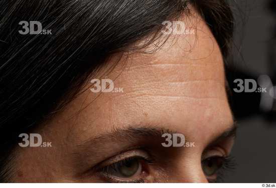 Face Hair Skin Woman Slim Wrinkles Studio photo references