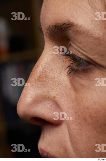 Eye Face Nose Skin Woman Slim Wrinkles Studio photo references