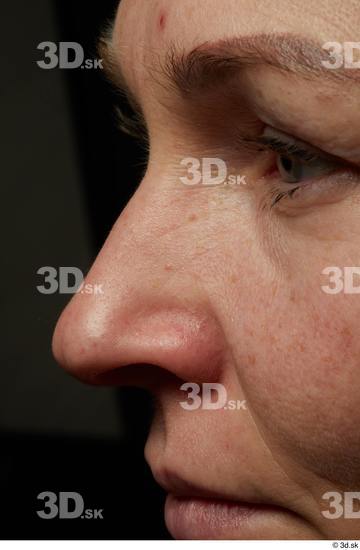 Face Mouth Nose Skin Woman White Slim Wrinkles Studio photo references
