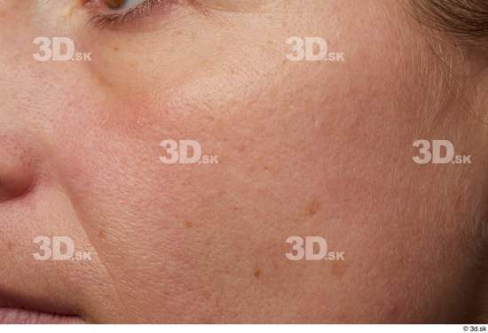 Face Cheek Skin Woman Slim Wrinkles Studio photo references