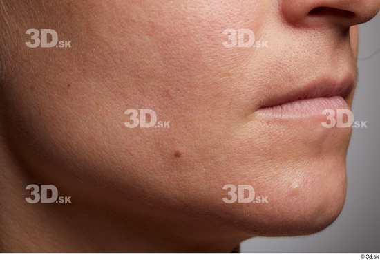 Face Mouth Cheek Skin Woman Slim Wrinkles Studio photo references