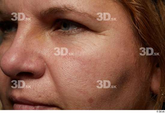 Face Cheek Skin Woman White Chubby Wrinkles Studio photo references