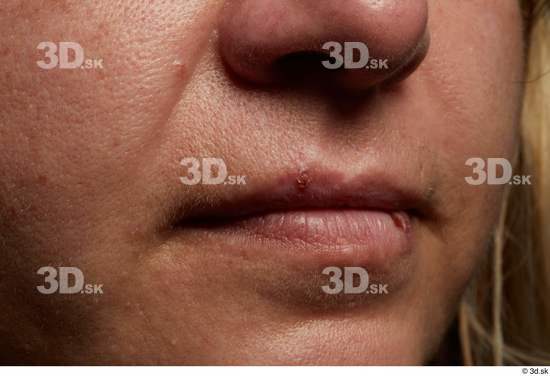 Face Mouth Nose Skin Woman White Chubby Wrinkles Studio photo references