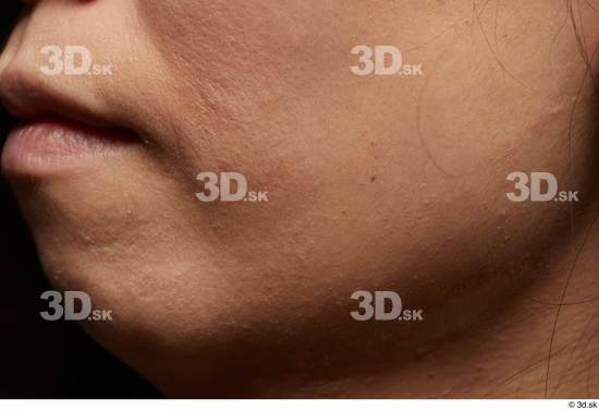 Face Cheek Skin Woman Asian Slim Studio photo references