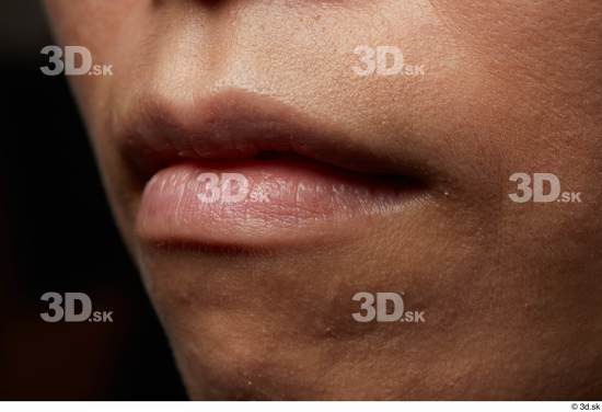 Face Mouth Skin Woman Asian Slim Studio photo references