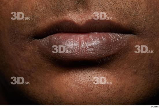 Face Mouth Skin Man Black Slim Studio photo references