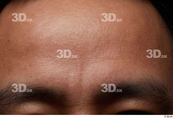 Face Skin Man Asian Slim Wrinkles Studio photo references