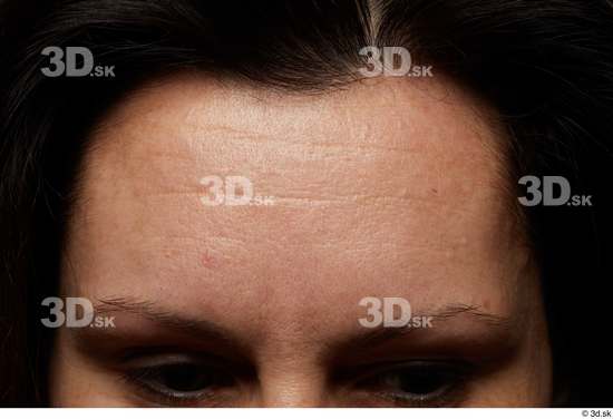 Face Hair Skin Woman White Slim Wrinkles Studio photo references