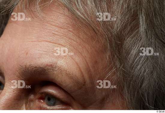 and more Face Hair Skin Woman White Chubby Wrinkles Studio photo references