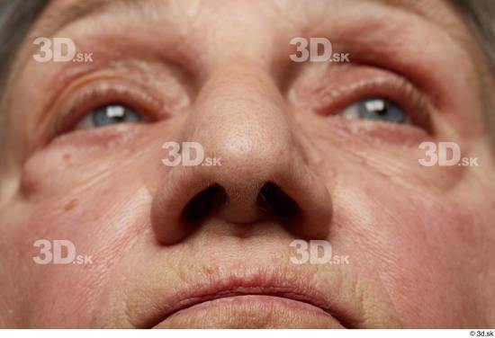 and more Face Nose Skin Woman White Chubby Wrinkles Studio photo references
