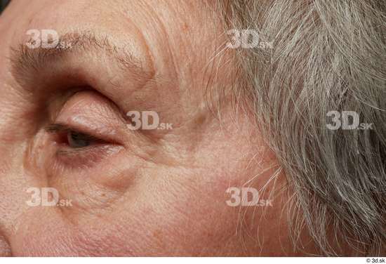 and more Eye Face Hair Skin Woman White Chubby Wrinkles Studio photo references