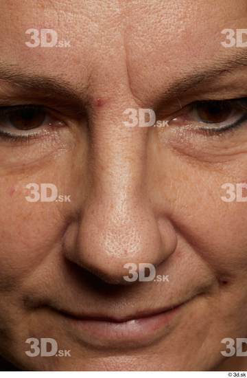 Face Nose Skin Woman White Chubby Wrinkles Studio photo references