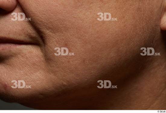 Face Cheek Skin Woman White Chubby Wrinkles Studio photo references