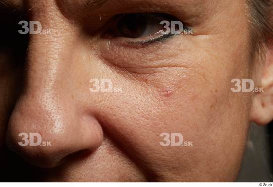 Eye Face Cheek Skin Woman White Chubby Wrinkles Studio photo references