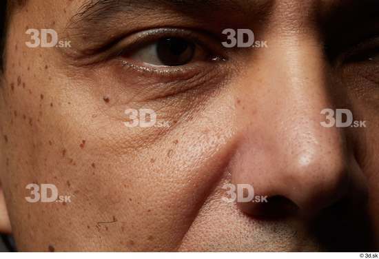 Eye Face Nose Cheek Skin Man Slim Wrinkles Studio photo references
