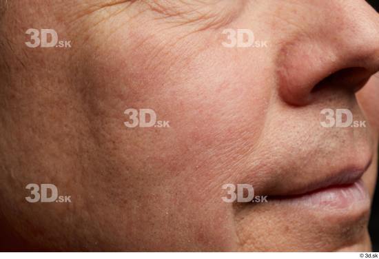 Face Mouth Nose Cheek Skin Man Chubby Wrinkles Studio photo references