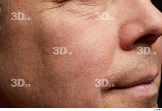 Face Mouth Nose Cheek Skin Man Chubby Wrinkles Studio photo references