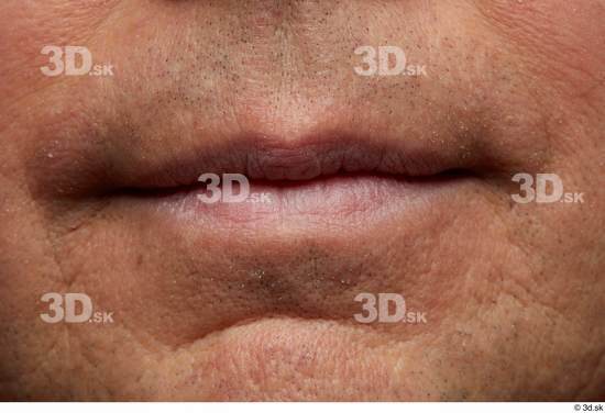 Face Mouth Skin Man Chubby Wrinkles Studio photo references