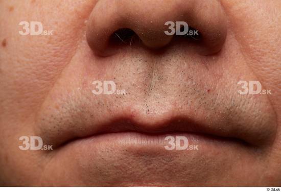 Face Mouth Nose Skin Man Chubby Wrinkles Studio photo references