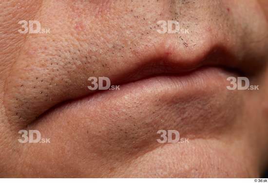 Face Mouth Skin Man Chubby Wrinkles Studio photo references