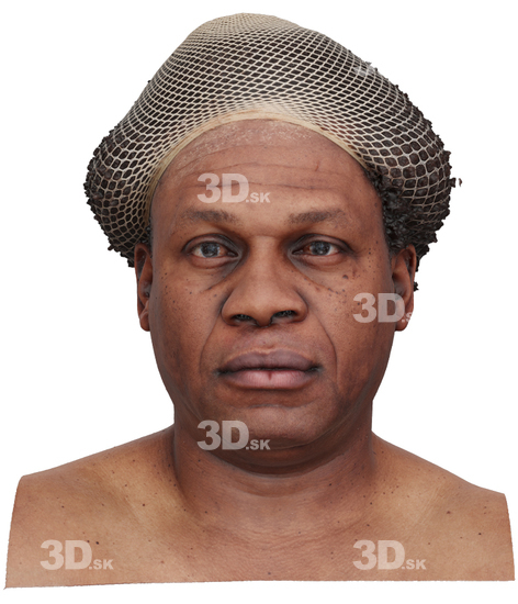 Head Man Black 3D Neutral Raw