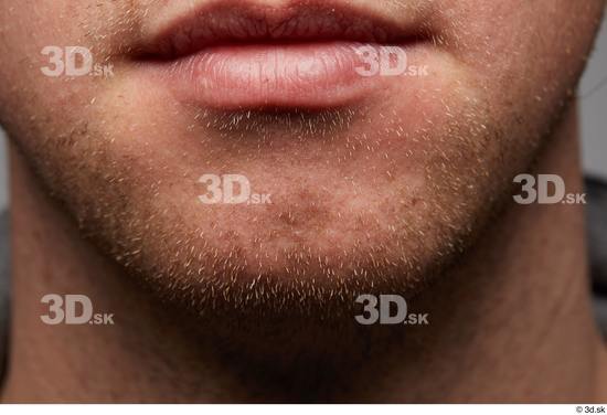Face Mouth Skin Man White Slim Studio photo references