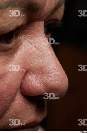 Nose Skin Woman Chubby Wrinkles Studio photo references