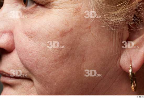 Mouth Cheek Ear Hair Skin Woman Chubby Wrinkles Studio photo references