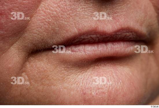 Mouth Skin Woman Chubby Wrinkles Studio photo references