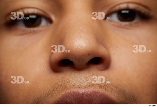 Whole Body Man Black Slim Face Skin Textures