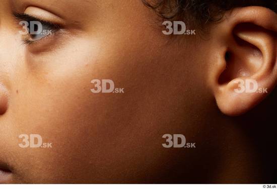 Eye Face Cheek Ear Skin Man Black Slim Studio photo references